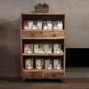 upcycled shelf and display storage unit