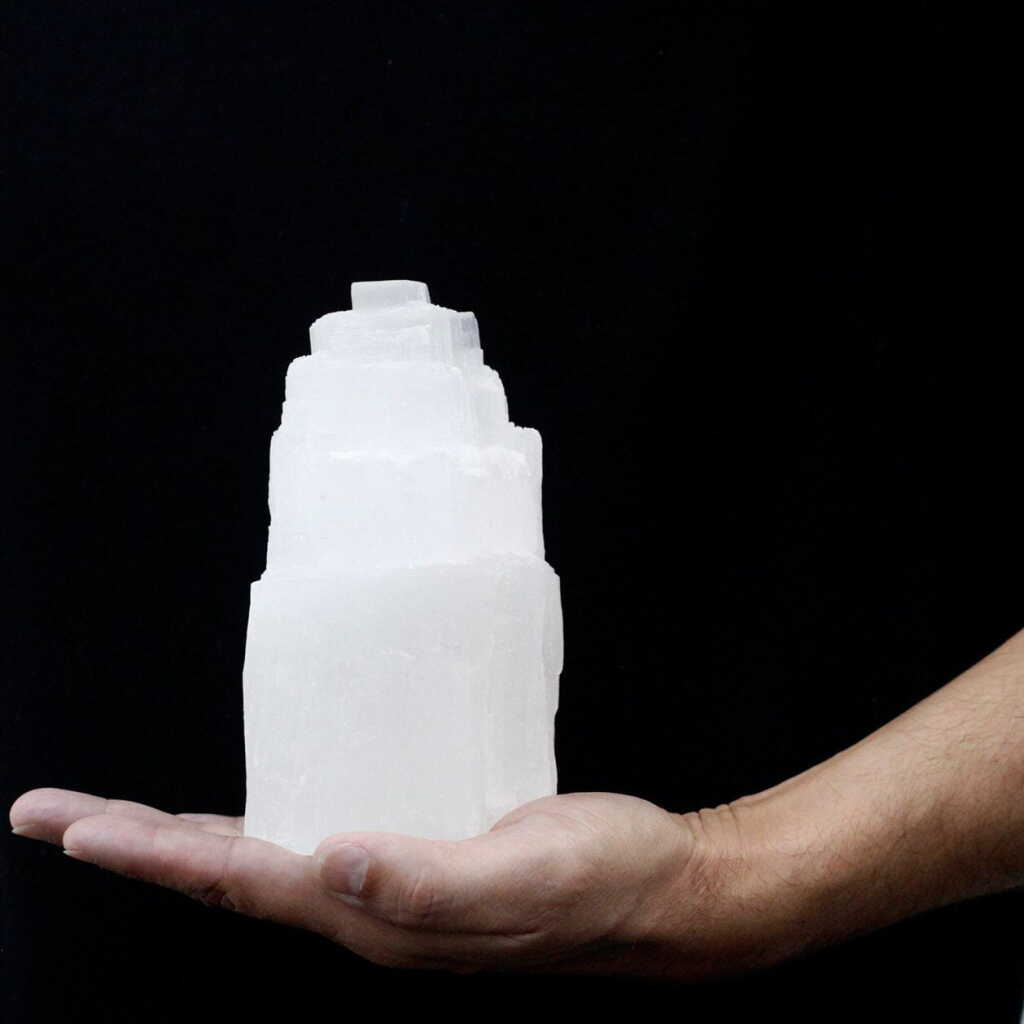 15cm selenite tower