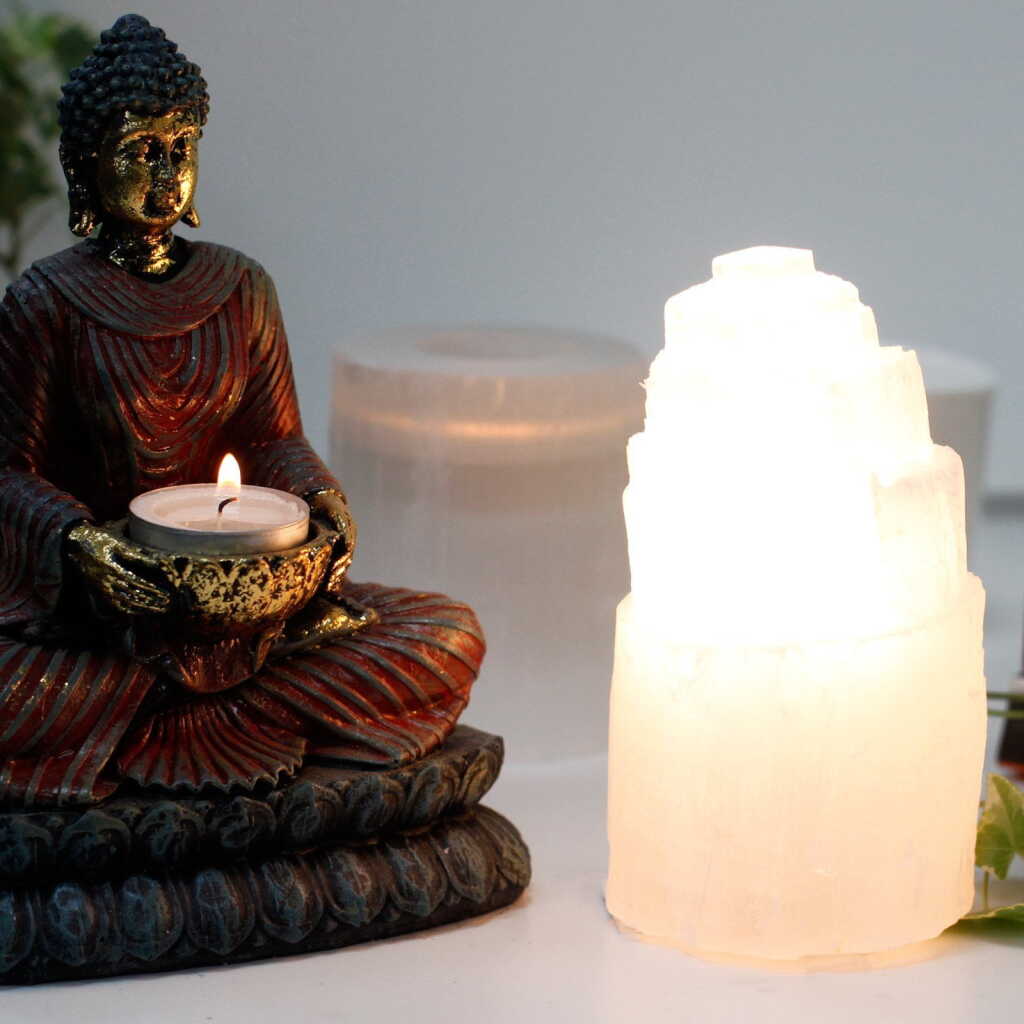 15cm selenite tower