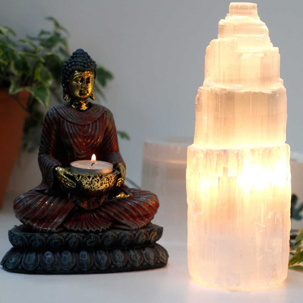 25cm selenite tower