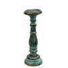 Turquoise Gold vintage-style candle stand / candlestick