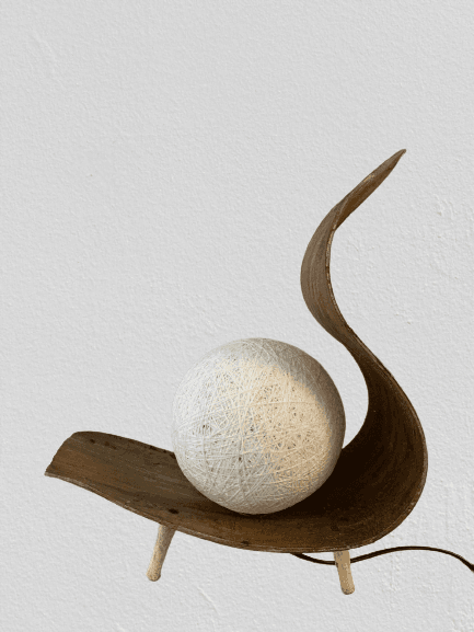 Coconut Lamp -Chocoloate Twist - off