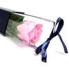 soap flower - single pink rose