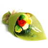 Bouquet of Soap Flowers - Green and Yellow
