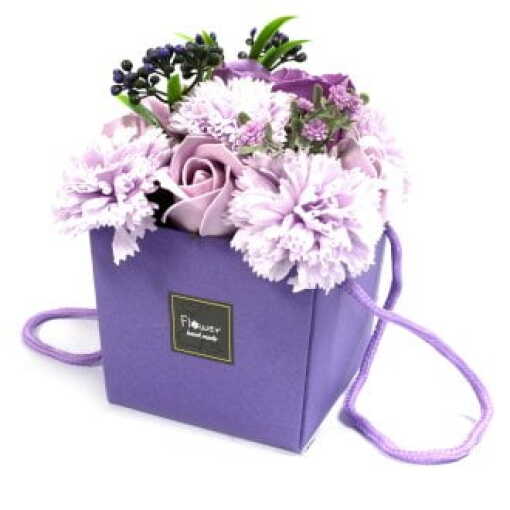 Lavender soap flowers bouquet