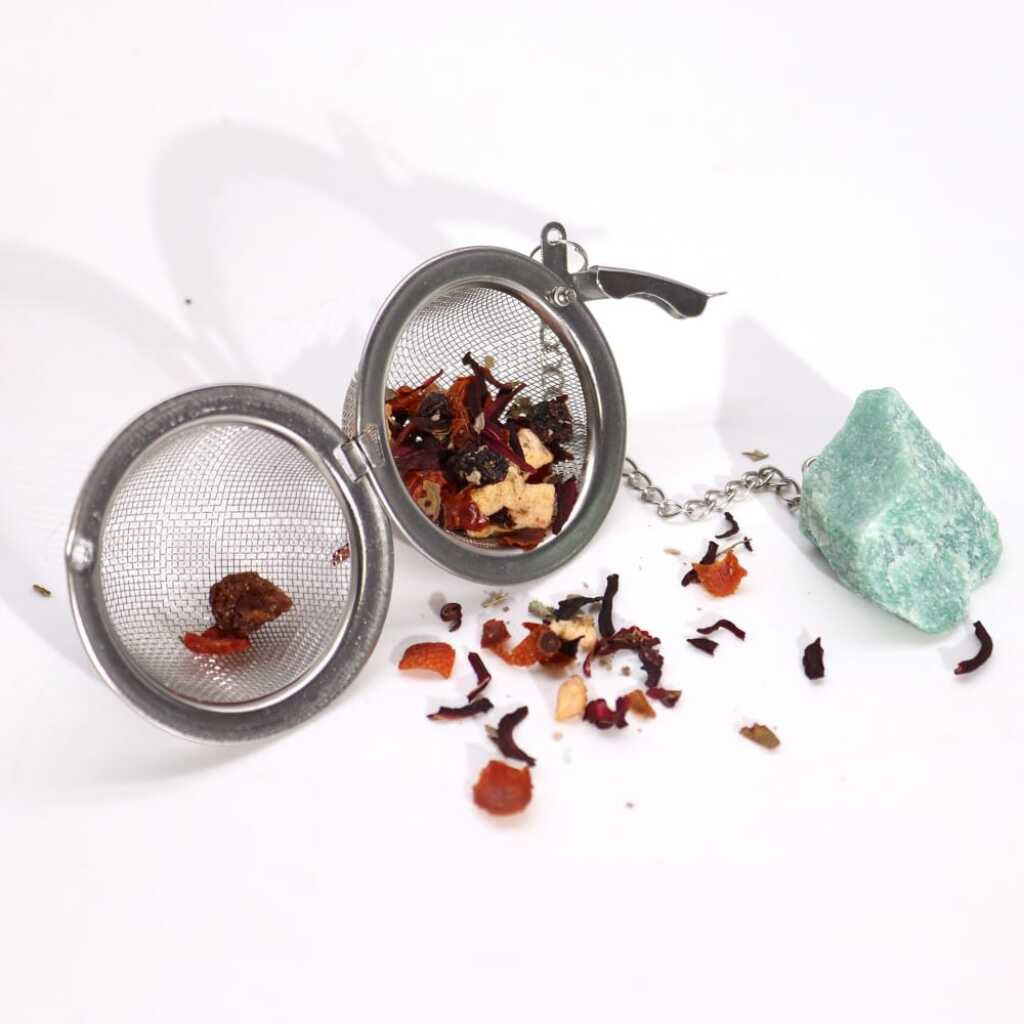 Tea Infuser - Green Aventurine