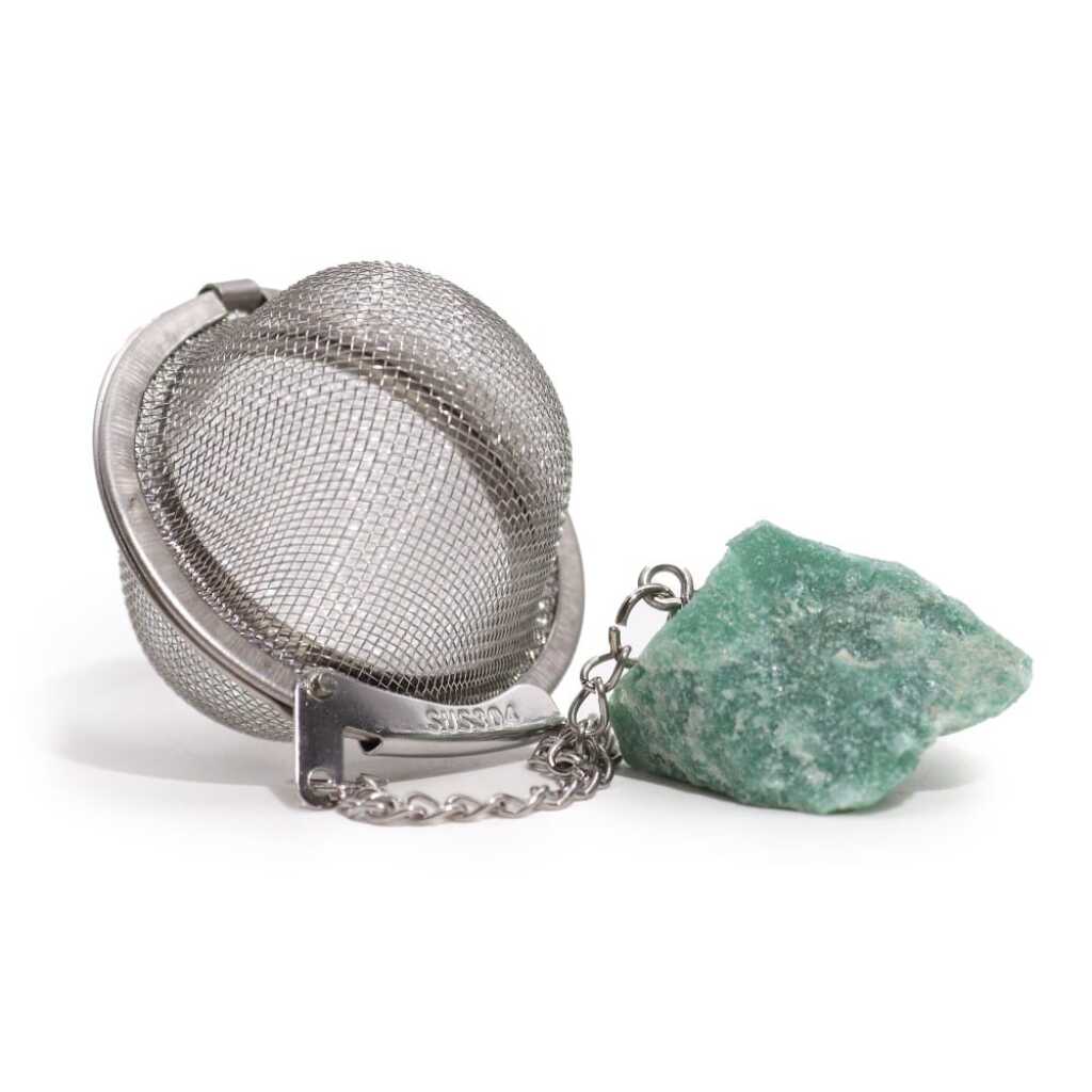 Tea Infuser - Green Aventurine