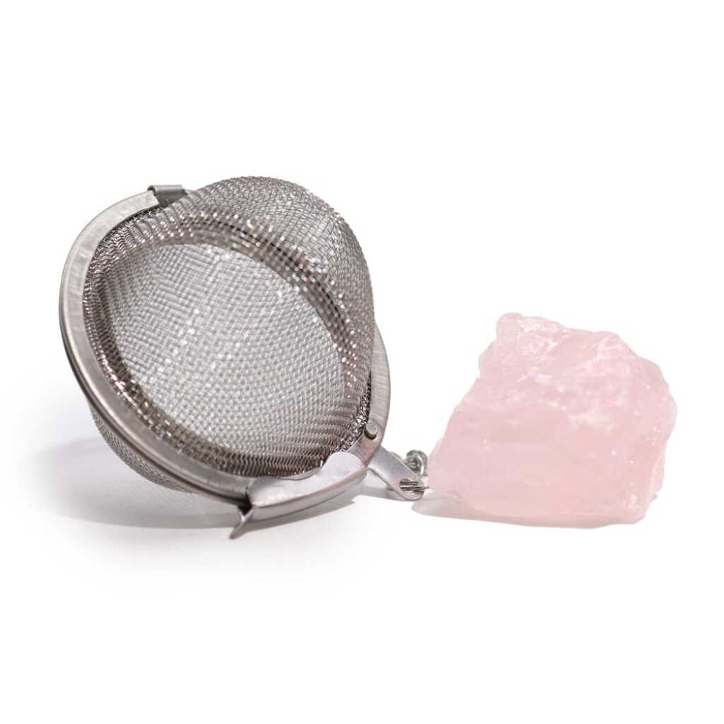 Rose Quartz tea infuser