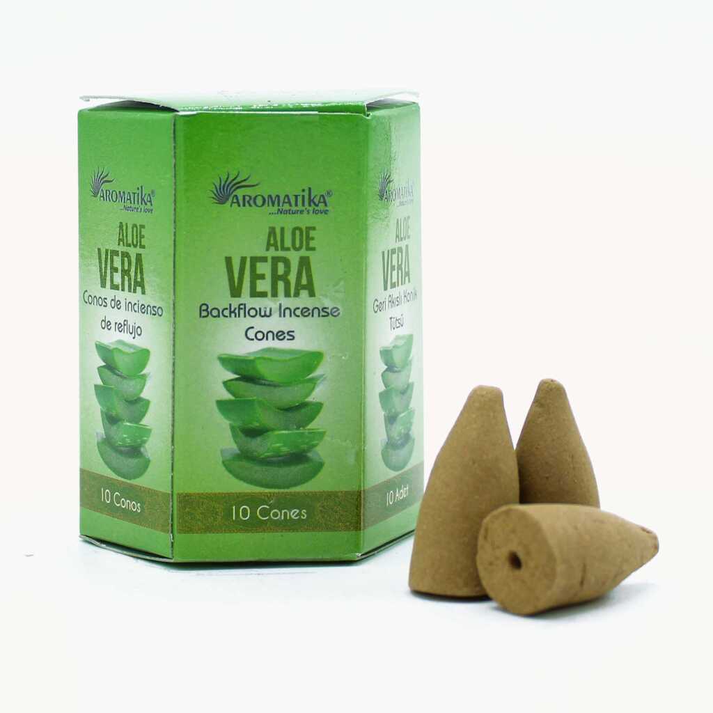 Backflow incense Cones - Aloe Vera