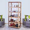 Upcycled Wood Display Unit with 6 Shelves