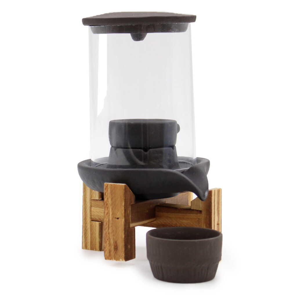 backflow incense burner - teahouse waterfall