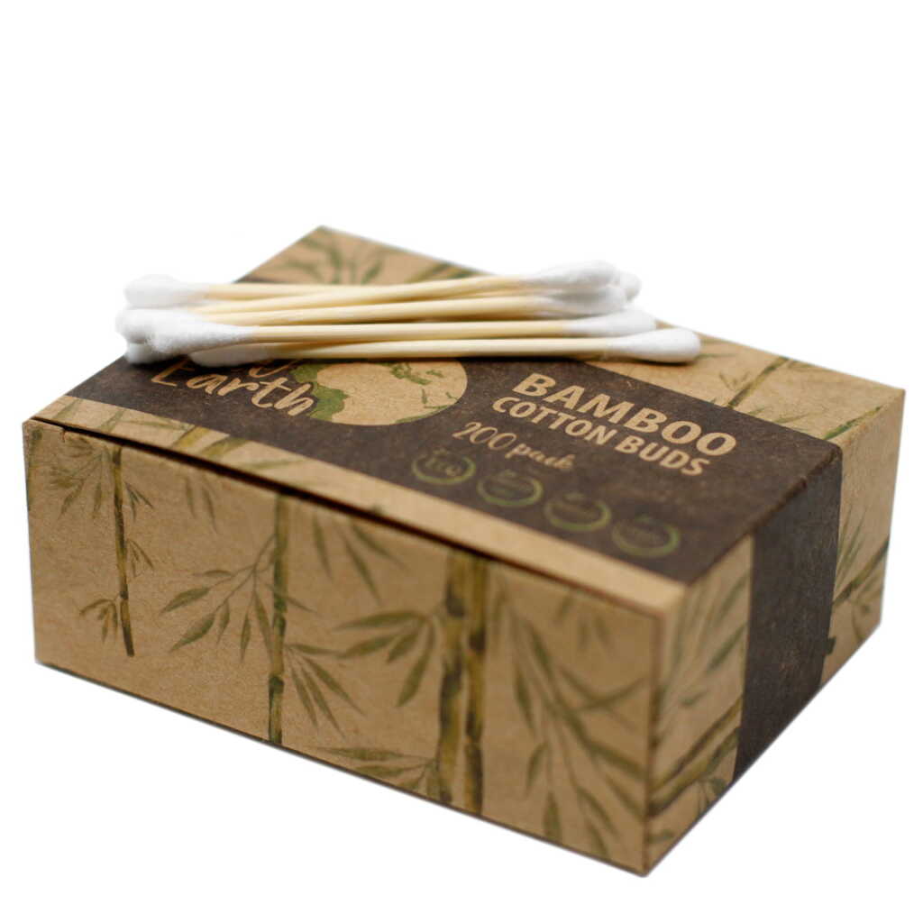 Bamboo Cotton Buds in a box of 200