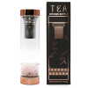 Tea Infuser with Rose Quartz crystals;