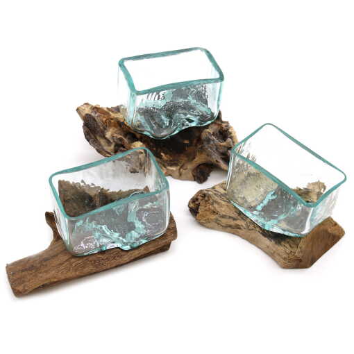 Molten Glass on Wood - Small Glass Tank - Image 5