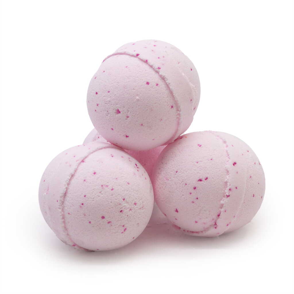 Four Aromatherapy Bath Balls - Passion Potion