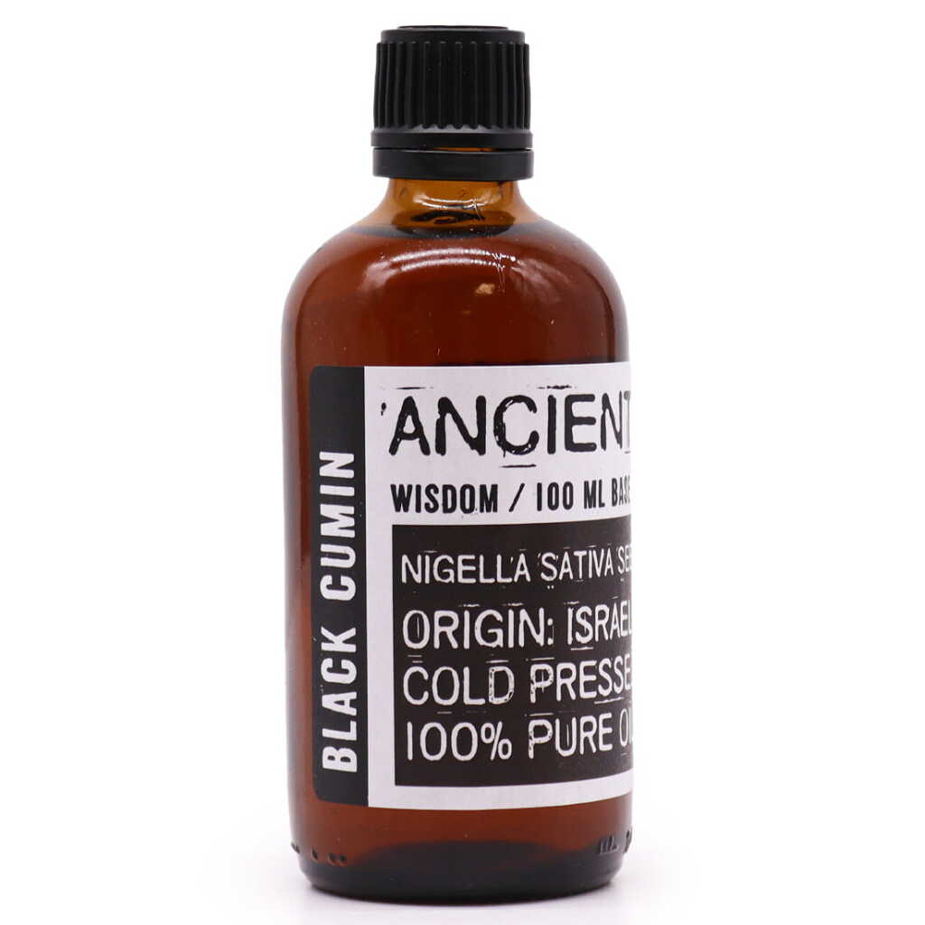 Aromatherapy Base Oils - Black Cumin Oil in brown bottle 100ml