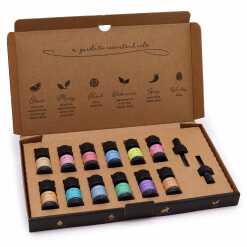 Aromatherapy Gift Set of 12 oils and 2 droppers - Autumn