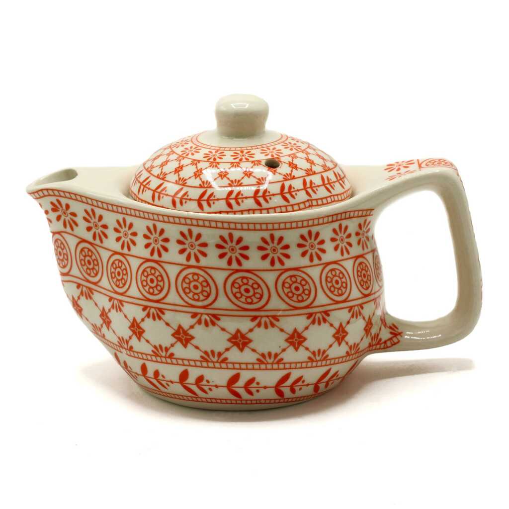 Small Herbal Teapot - Amber design