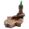 mango wood backflow incense burner