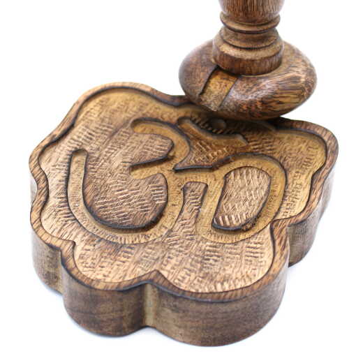 Mango Wood Backflow Burner - Om - Image 4