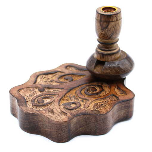 Mango Wood Backflow Burner - Tree of Life - Image 2