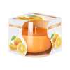 Scented Candle in Glass Jar - Orange