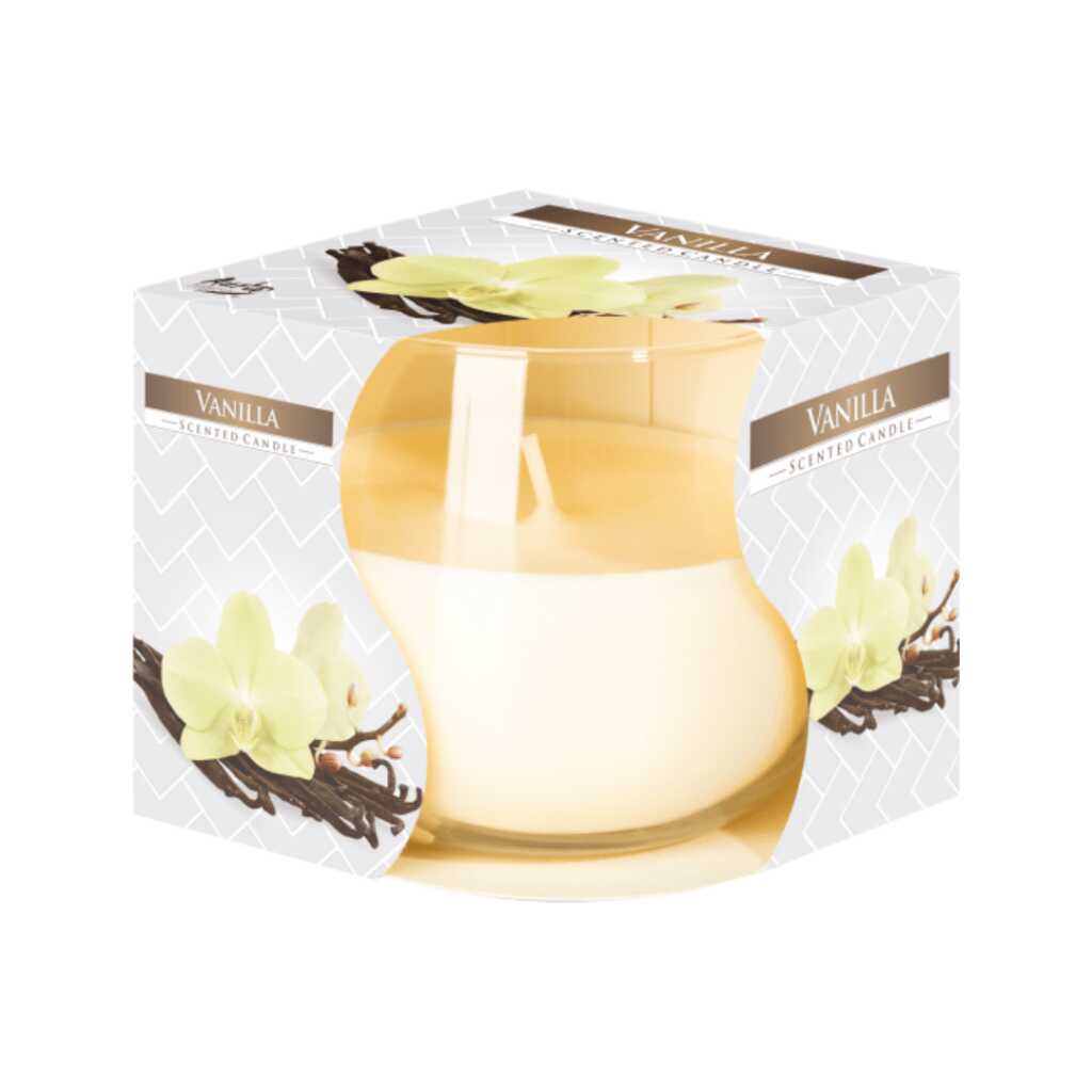 Scented Candle in Glass Jar - Vanilla