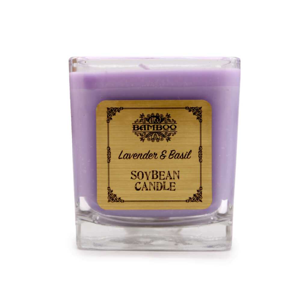 Soybean Wax Candles Lavender & Basil