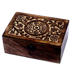 Mango Aromatherapy Box - Floral (holds 24 bottles)
