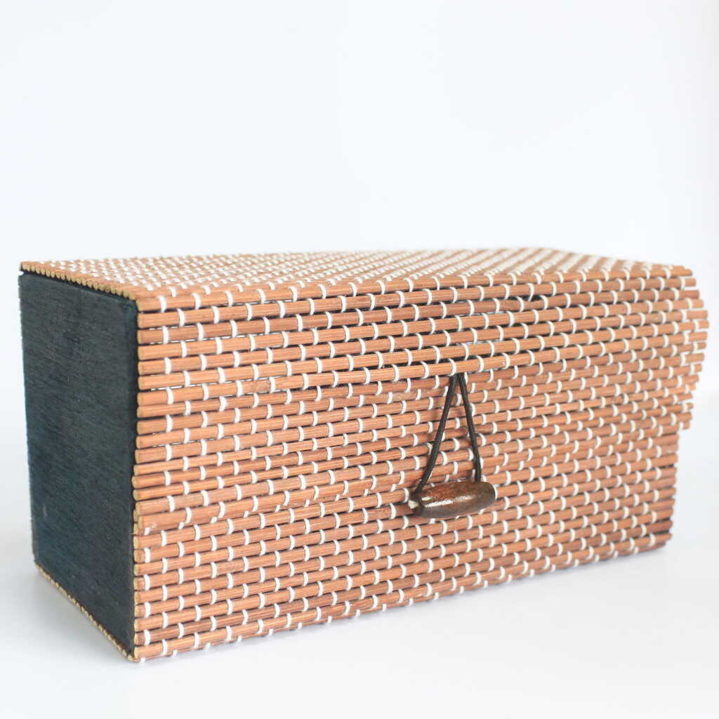 fine bamboo box for candles
