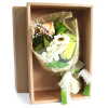 Bouquet of Soap Flowers - Greens in a Box