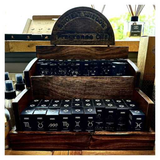 Ancient Wisdom Zodiac Fragrance Oils Display