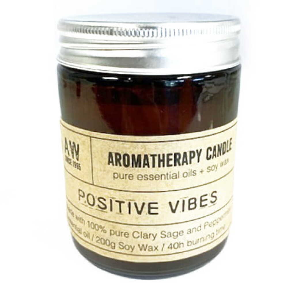 Soy Wax Candle in a jar - Positive Vibes
