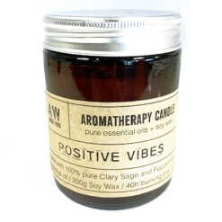 Soy Wax Candle in a jar - Positive Vibes