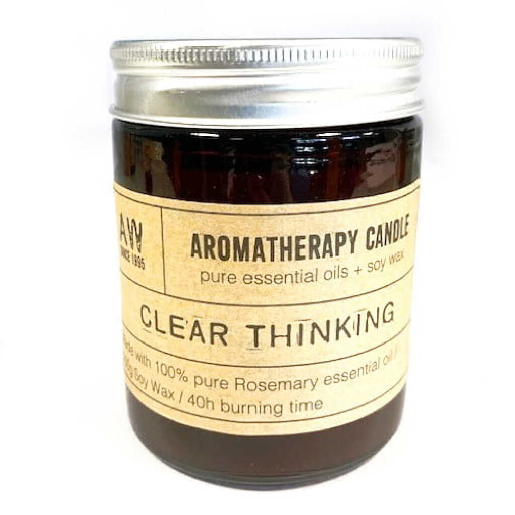 Soy Wax Candle in a jar - Clear Thinking