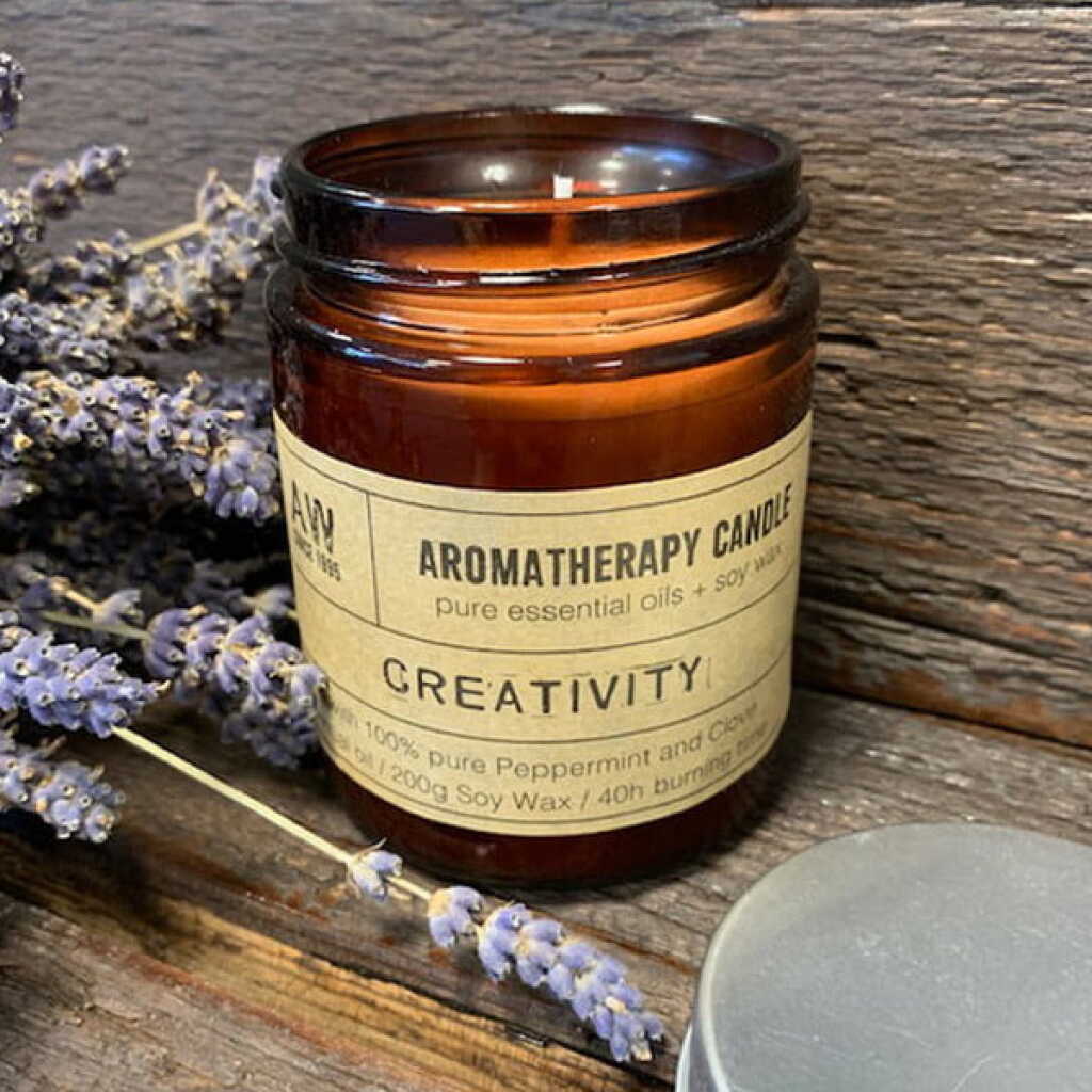 Soy Wax Candle in a jar - Creativity