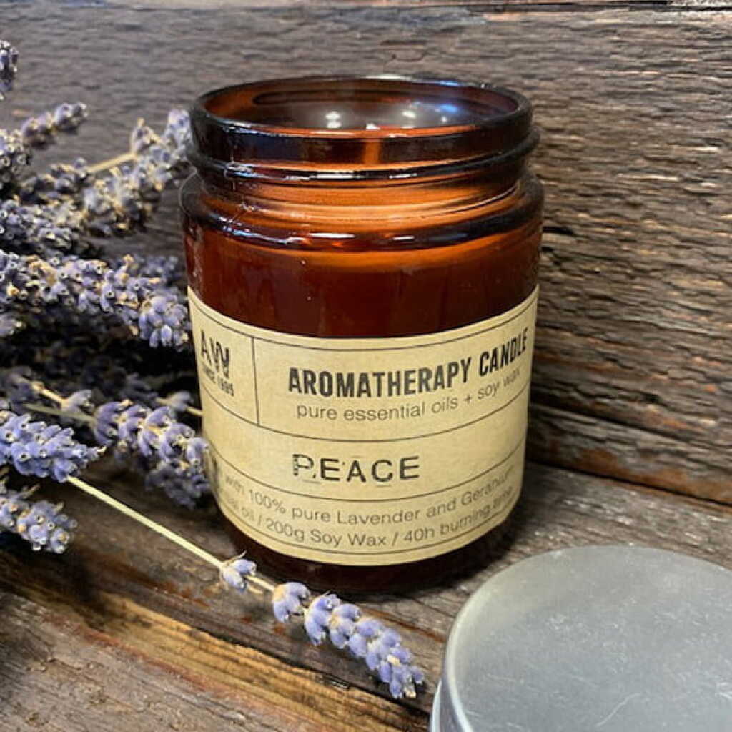 Soy Wax Candle in a jar - Peace