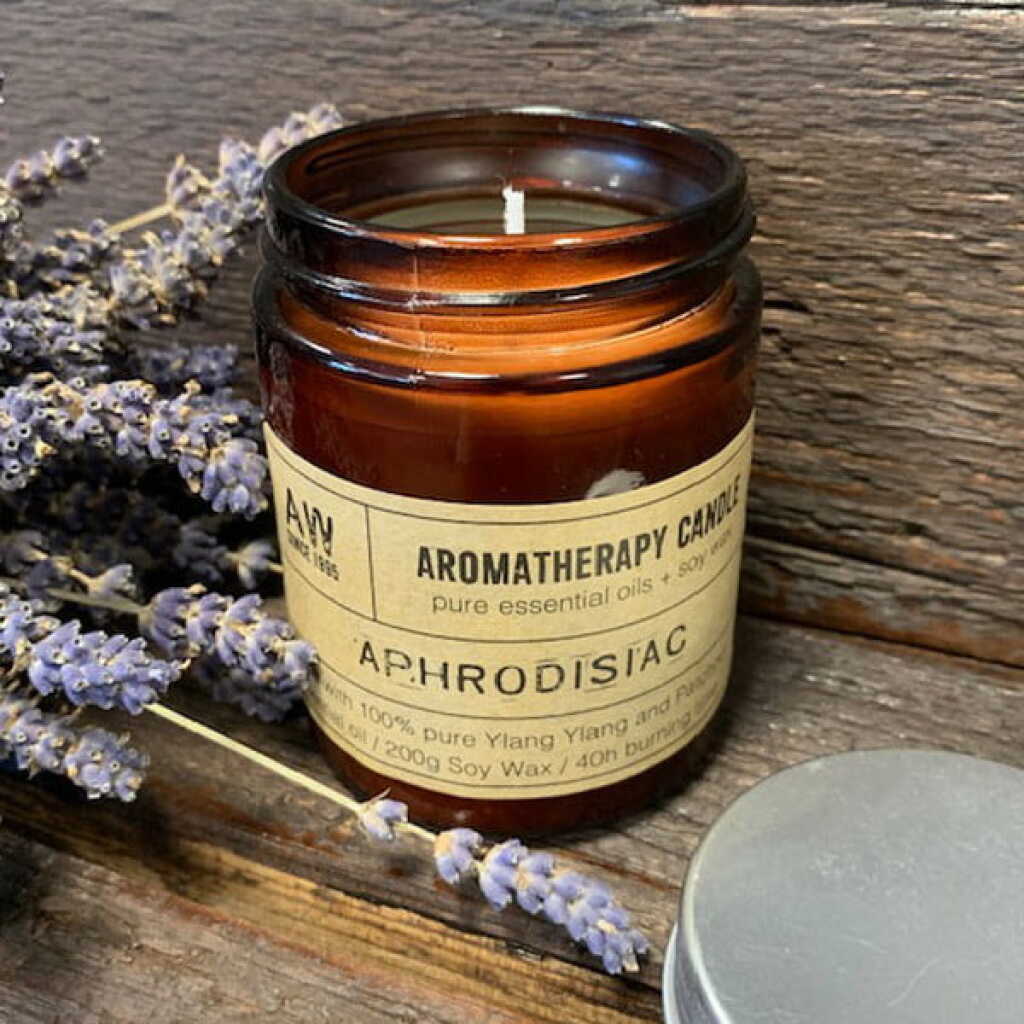 Soy Wax Candle in a jar - Aphrodisiac
