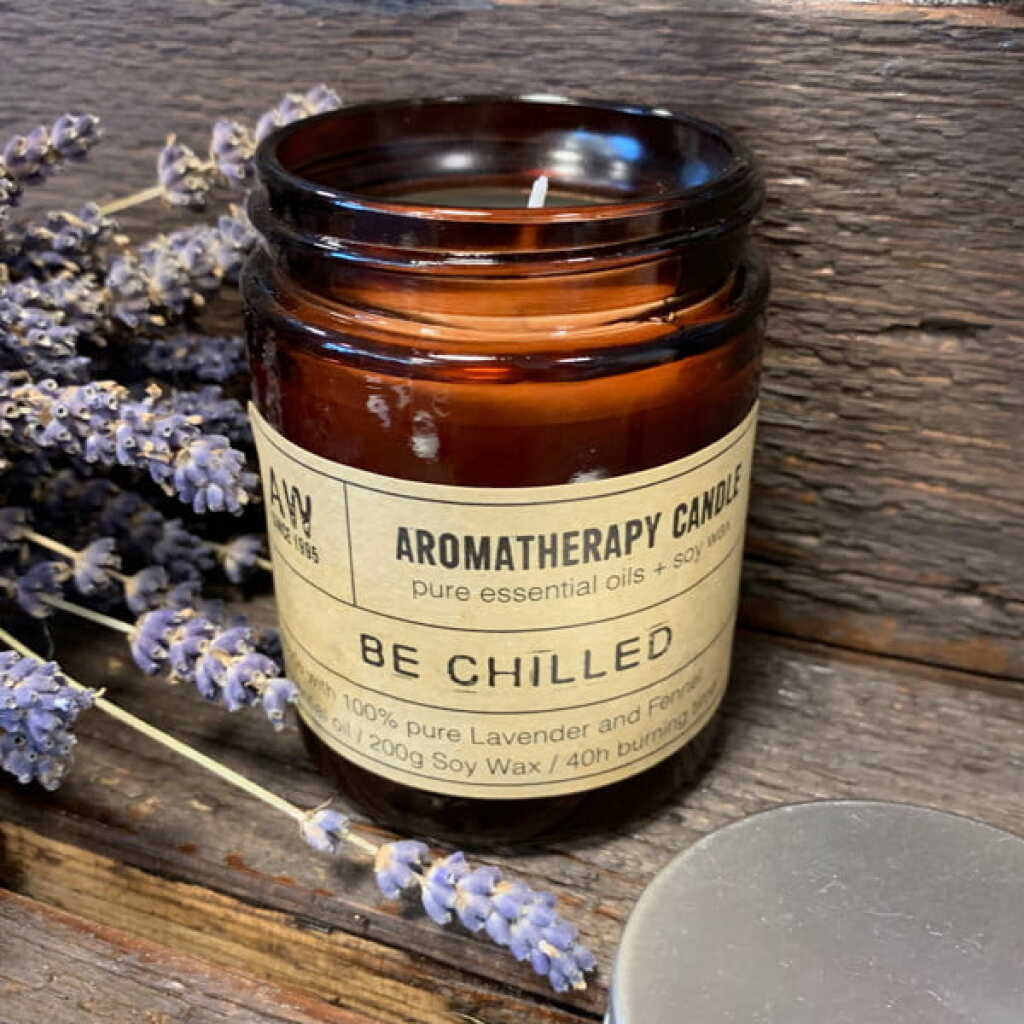Soy Wax Candle in a jar - Be Chilled
