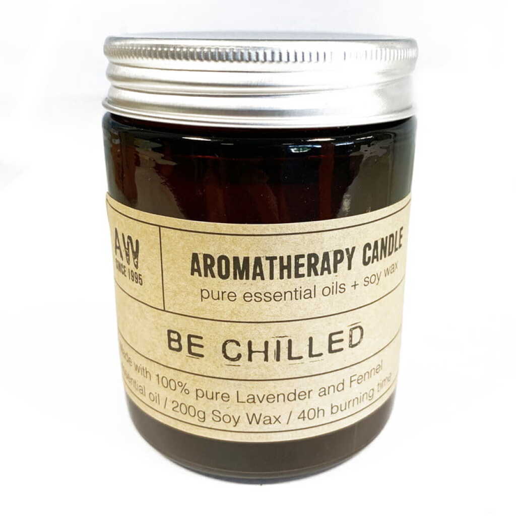 Soy Wax Candle in a jar - Be Chilled