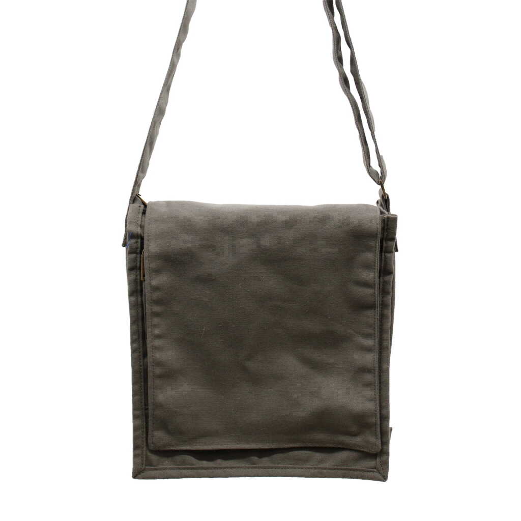messenger bag - canvas - graphite