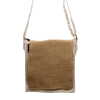 messenger bag - canvas - natural and soft jute