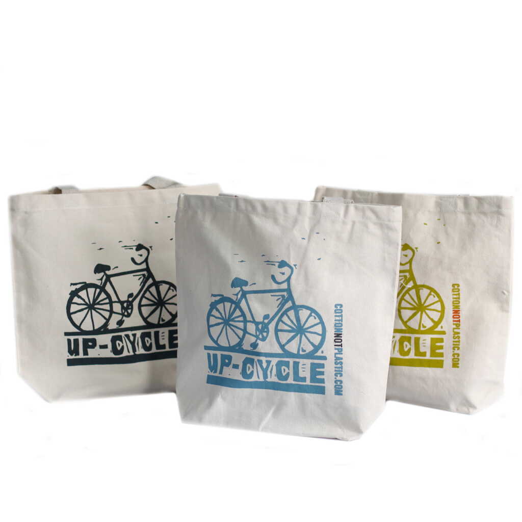 eco cotton bags - up cycle