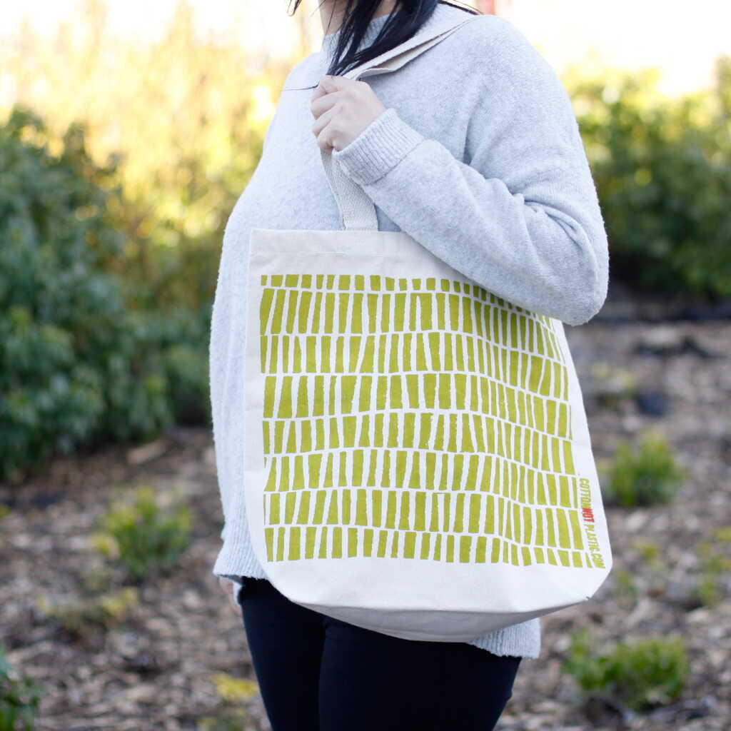 eco cotton bags - all over design