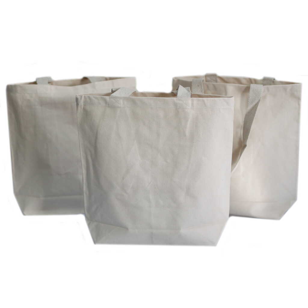 Eco Cotton Bags - three