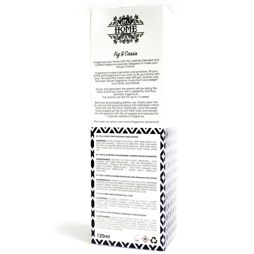 Reed Diffuser - Fig and Cassis - 120ml