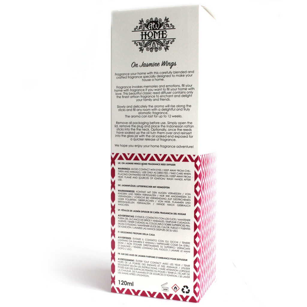 Reed Diffuser - On Jasmine Wings - 120ml