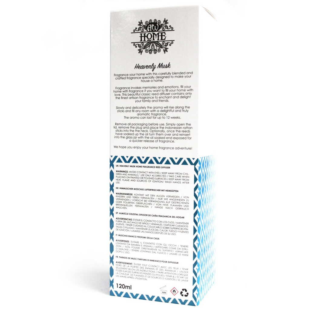 Reed Diffuser - Heavenly Musk - 120ml