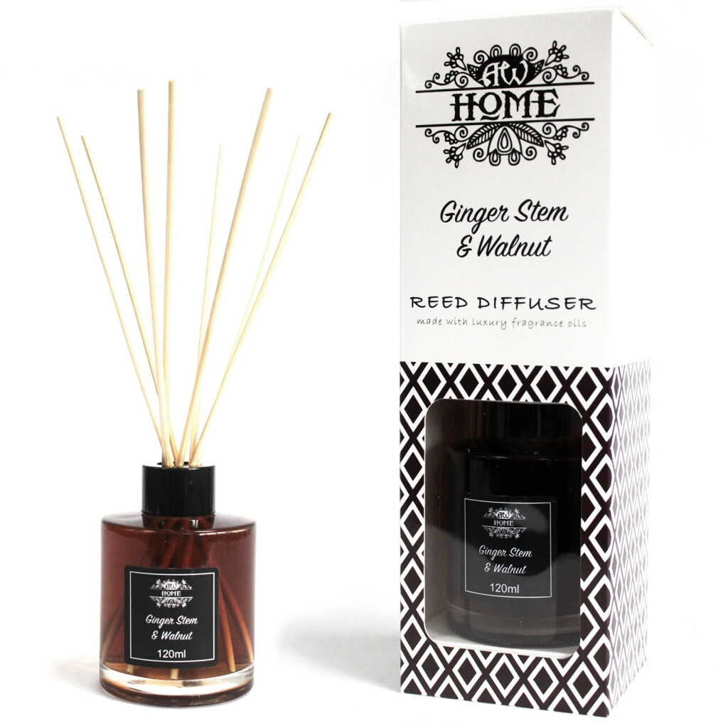 Reed Diffuser - Ginger Stem and Walnut - 120ml