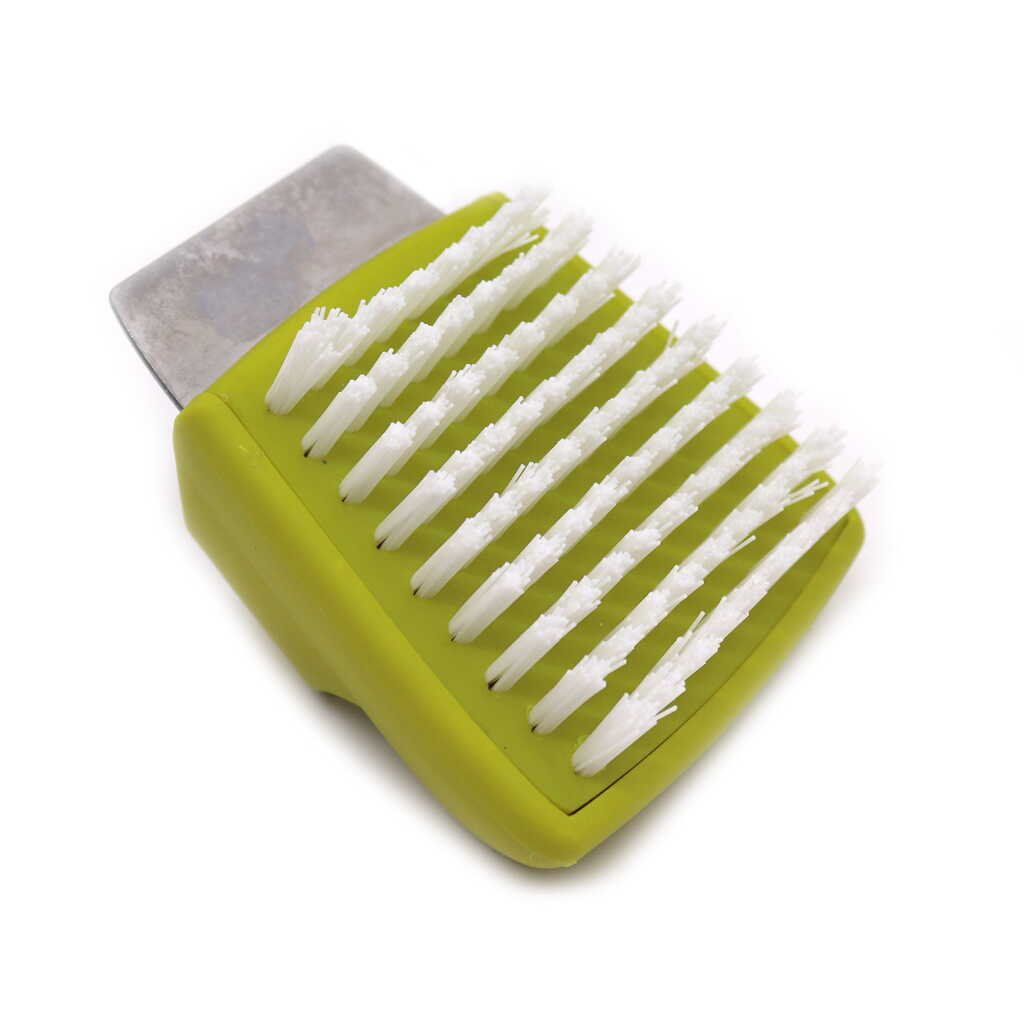 Salt Block Cleaning Brush - green